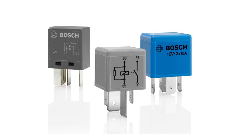 Relais Typ Bosch 12V 75A mit Lösch- und Sperrdiode